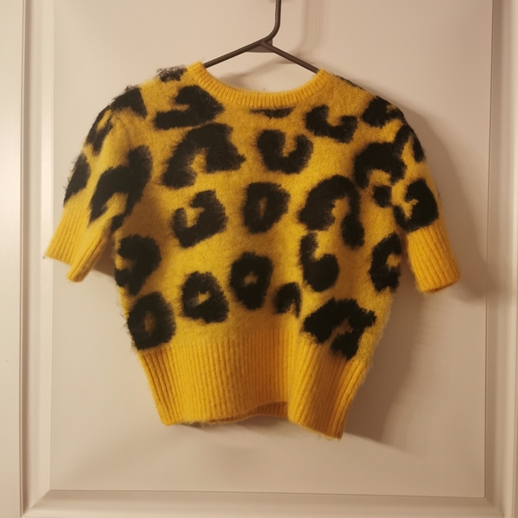 Miu Miu leopard print mohair blend sweater - Picture 11 of 15